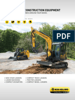 New Holland Construction Equipment Full Line Brochure