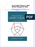 Introduction To Graph Theory 2 2002 Reprint Edition Douglas B West Full Chapter