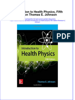 Introduction To Health Physics Fifth Edition Thomas E Johnson Full Chapter