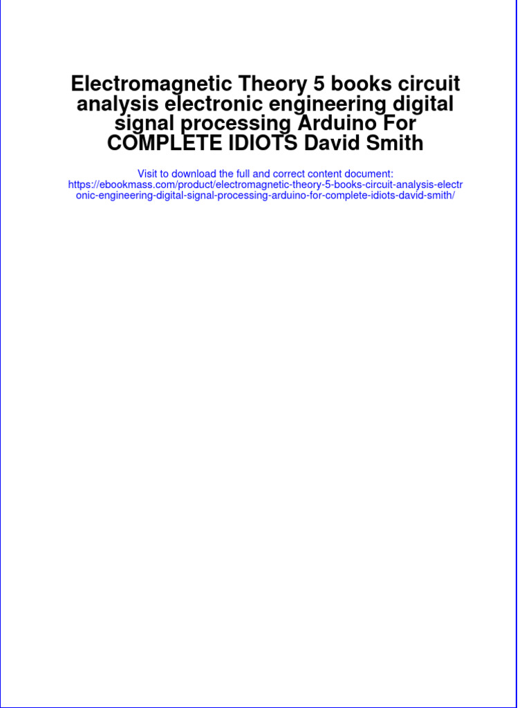 Theory 5 Books Circuit Analysis Electronic Engineering