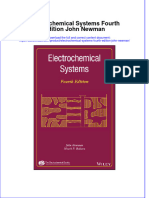 Electrochemical Systems Fourth Edition John Newman Full Chapter