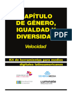 Capítulo de Género e Igualdad. Kit para medios. Velocidad-SembraMedia_ICFJ_ES