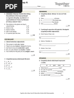 Together kl4 U2 Unit Test Standard A