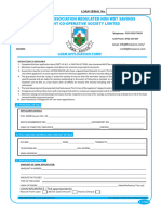KMA Sacco Loan Application Form