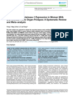 UROGIN - Matrix Metalloproteinase-1 Expression in Women With