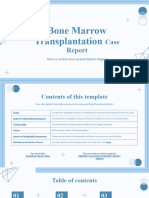Bone Marrow Transplantation Case Report by Slidesgo