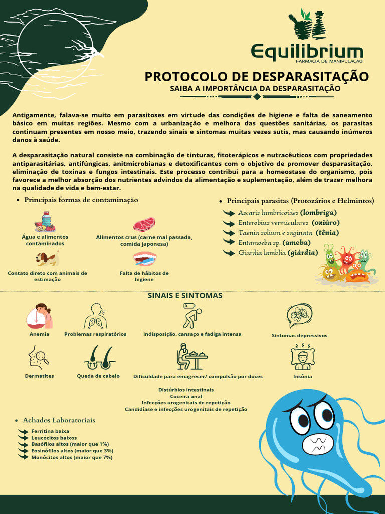 Protocolo de Desparasitação Natural | PDF | Parasitismo