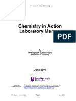 Chemistry in Action Lab Manual Final