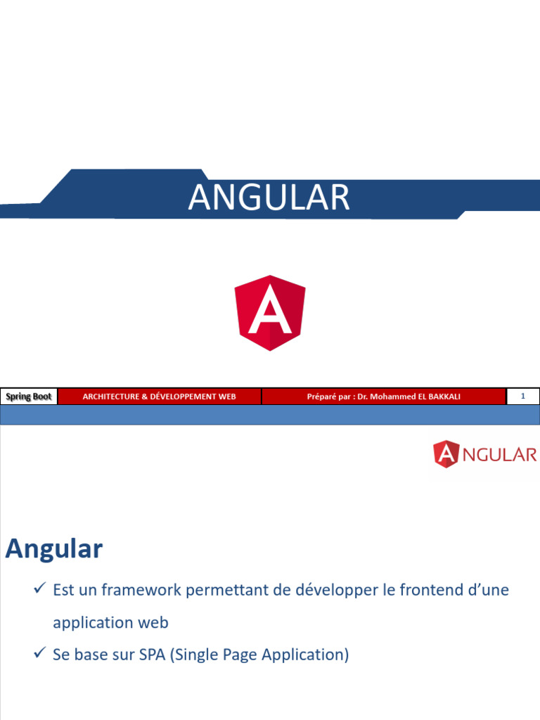 Développement Web avec Angular et Spring Boot | PDF | Public-key ...
