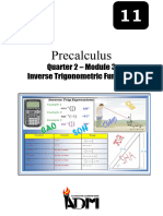 Precalculus11 - Q2 - M3 - Inverse Trigonometric Function