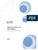 Analysis On China Real Estate Industry