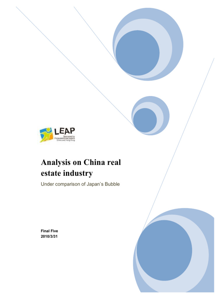 Analysis On China Real Estate Industry | PDF
