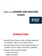 Unit Iii Sensors and Machine Vision