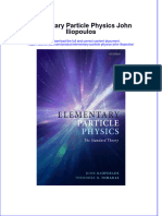 Elementary Particle Physics John Iliopoulos Full Chapter