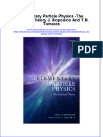 Elementary Particle Physics The Standard Theory J Iliopoulos And T N Tomaras full chapter