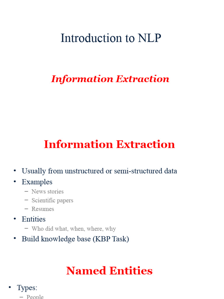 Understanding Named Entity Recognition | PDF | Cognitive Science ...