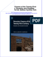 Peruvian Cinema of The Twenty First Century Dynamic and Unstable Grounds 1St Ed Edition Cynthia Vich Download PDF Chapter
