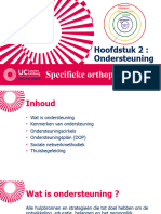 Hoorcollege H2 - Ondersteuning