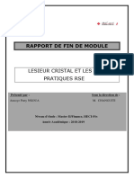 Lesieur Cristal Rapport de Fin de Module