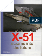 X-51 SCRAMS INTO THE FUTURE