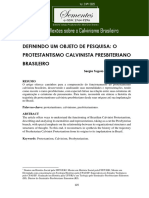O Protestantismo Calvinista Presbiteriano Brasileiro