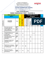 Third Periodical Test (Filipino) 1