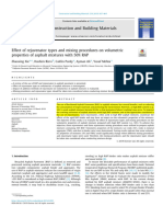 Effect of Rejuvenator Types and Mixing Procedures On Volumetric