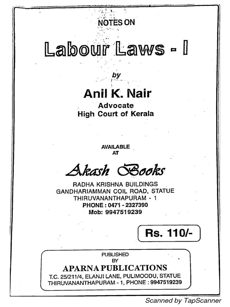 Labour Law I Pdf