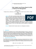 The Application of The Capital Asset Pricing Model
