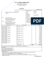 O F S Cargo Services: Invoice