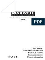 Maxwell 25306 Digital Multimeter • User Manual