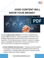 How A Good Content Will Grow Your Brand