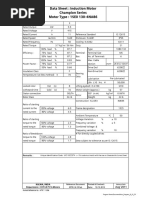 37kW, 4P, IMB3, Brake Motor Datasheet | PDF | Electric Motor | Components