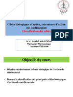 Chp4.0 - Cibles Biologiques Et MK Des Médicaments - Classification 2