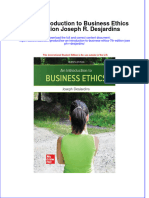 Ise An Introduction To Business Ethics 7Th Edition Joseph R Desjardins full chapter