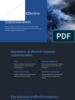 Definition of Effective Corporate Communication