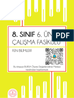 8. Sınıf 6. Ünite fen bilimleri çalışma fasikülü