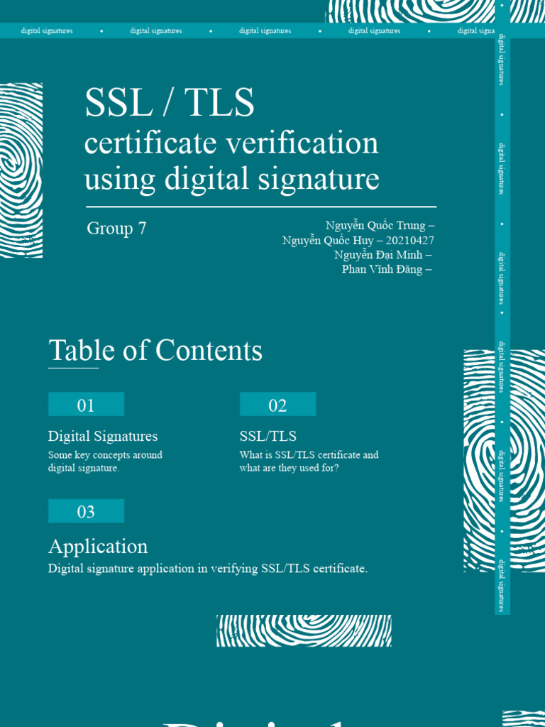 DigitalSignature p12 | PDF | Transport Layer Security | Public Key ...
