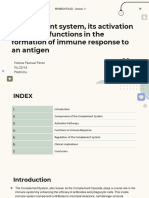 Complement System, Its Activation Pathways, Functions in The Formation of Immune Response To An Antigen.