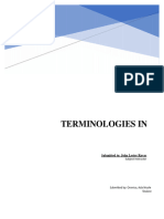 TERMINOLOGIES