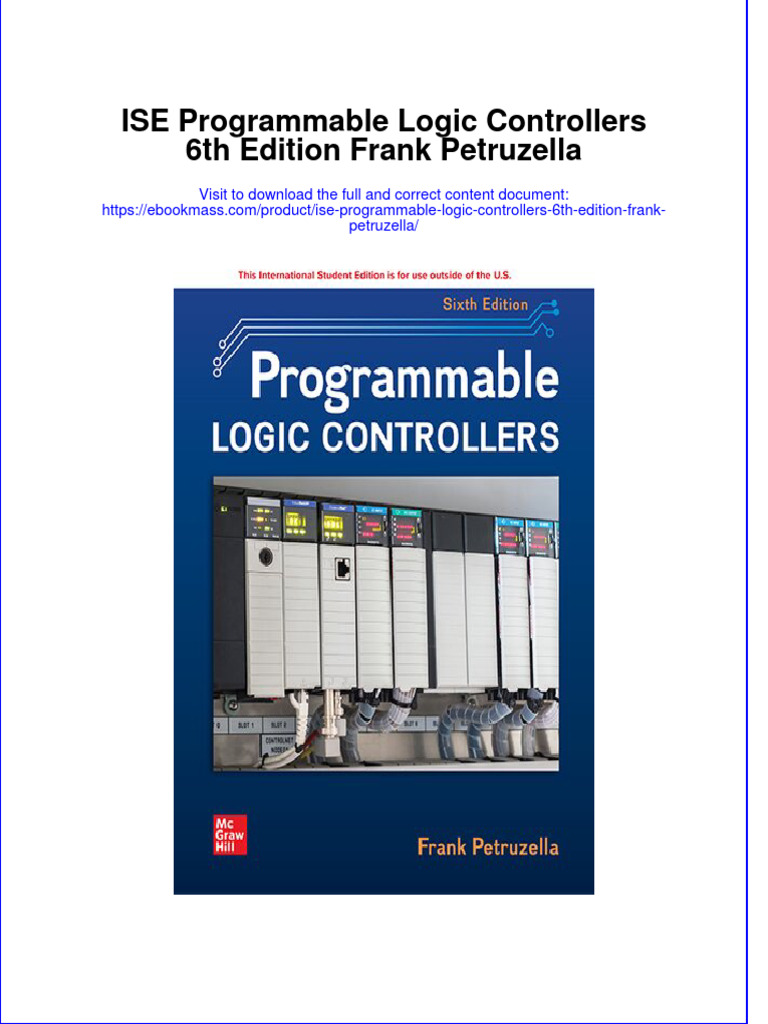 Ise Programmable Logic Controllers 6Th Edition Frank Petruzella Full