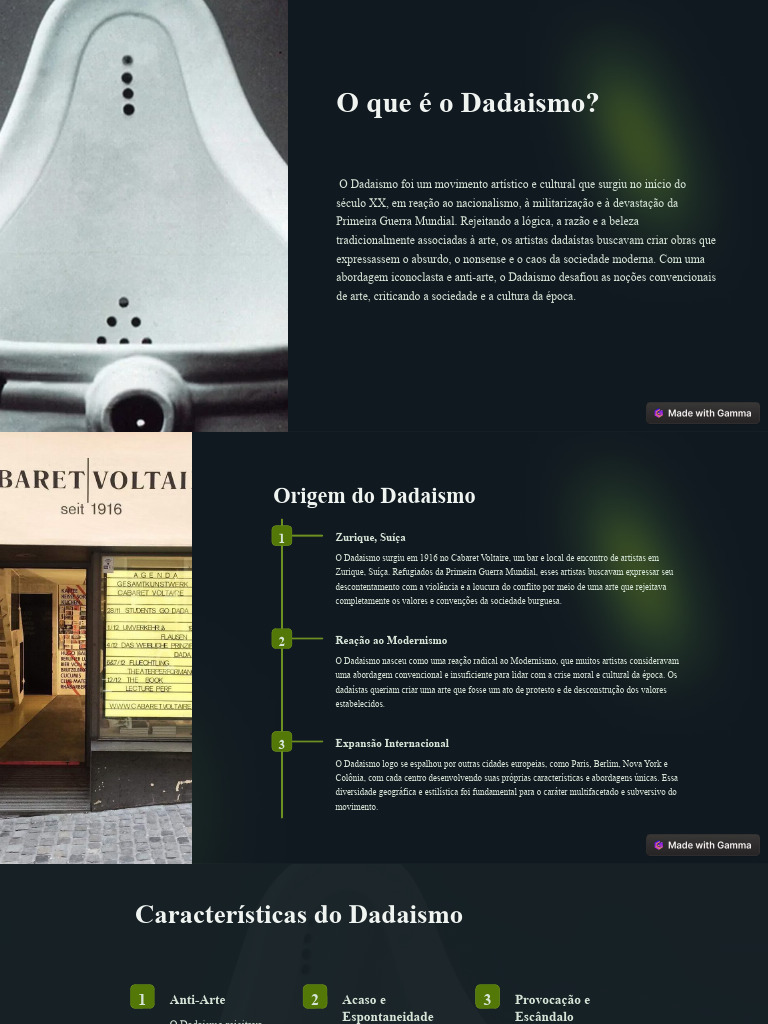 O-que-e-o-Dadaismo | PDF | Educação em Artes Liberais | As artes