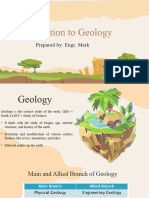 1. Introduction to Geology