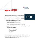 Protocolo de Actuación en Caso de Accidente Granollers