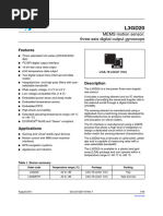 L3GD20 3-Axis Gyroscope