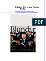 Blunder Britains War in Iraq Patrick Porter Full Chapter