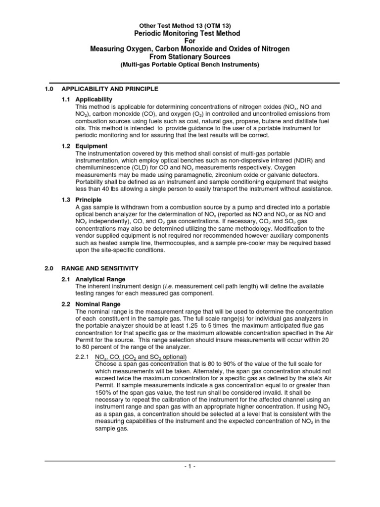 EPA Appendix K Training Overview | PDF | Carbon Monoxide | Calibration