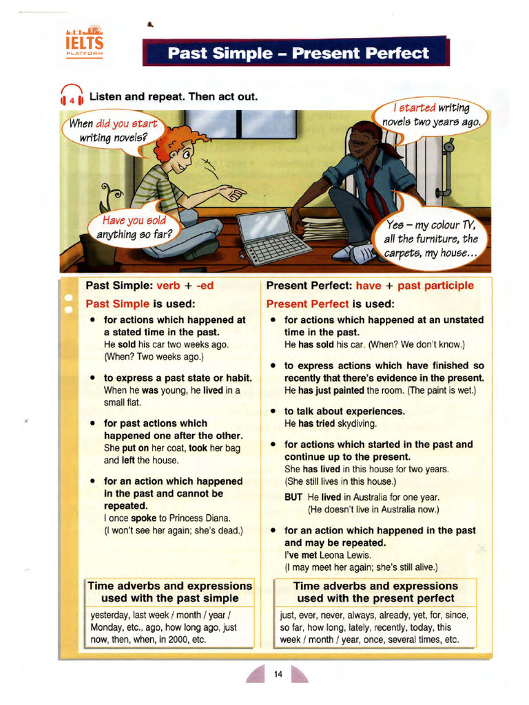Past Simple vs Present Perfect Guide | PDF | Linguistic Morphology ...