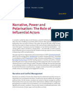 IFIT Discussion Paper Narrative Power and Polarisation The Role of Influential Actors