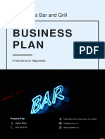 Bar Business Plan Example